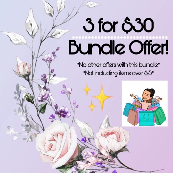 3/$30 Crystal Flower Ring - Picture 5 of 5